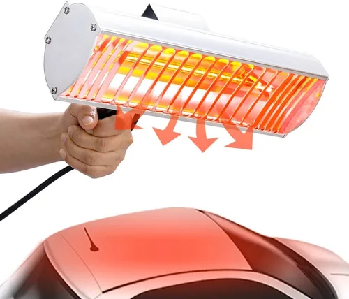DATOUBOSS Lámpara de Curado de Pintura Infrarroja de 1000W Lámpara de Calor Infrarroja de Onda Corta para Reparación de Carrocería de Automóvil