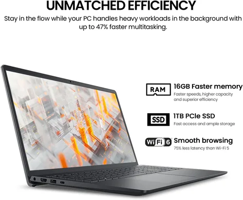 Miniatura 4 de Dell Computadora portátil con pantalla táctil de 15.6 pulgadas, pantalla táctil FHD IPS de 15.6 pulgadas, Intel Core i7 de 13ª
