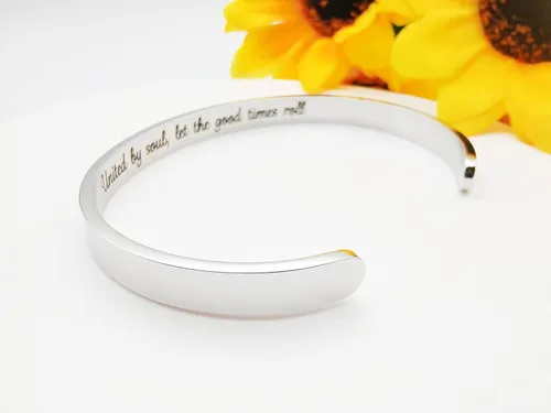 Miniatura 105 de Pulseras inspiradoras para mujer, joyería de acero inoxidable, con refranes, pulsera motivacional con mensaje oculto, pulseras grabadas para mejor