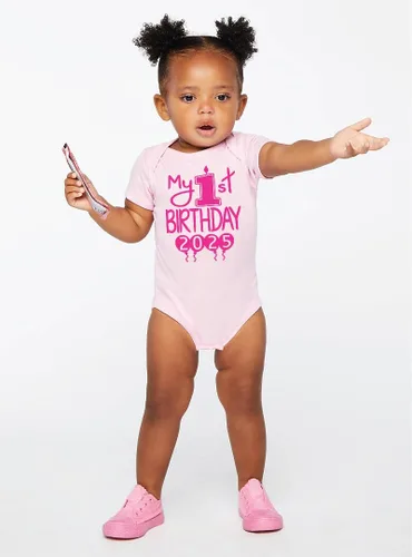 Miniatura 27 de Reaxion Traje de cuerpo entero hecho a mano para bebé niño y niña, mi primer cumpleaños 2024
