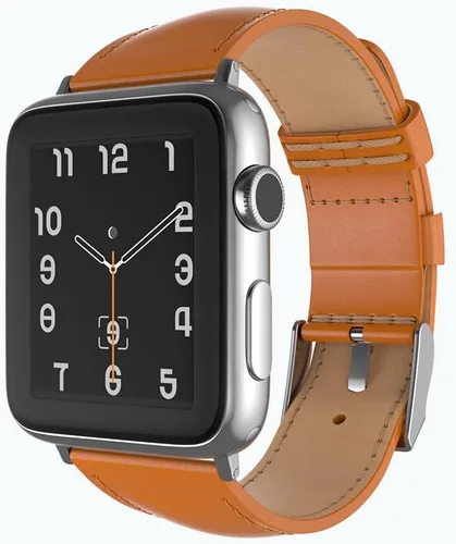 Miniatura 11 de Snakehive Correa de cuero genuino compatible con Apple Watch Compatible con Apple Watch de 1.496 in 1.575 in 1.614 in 1.654 in 1.732 in 1.772 in
