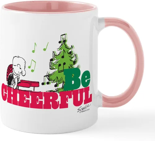 Miniatura 28 de CafePress Peanuts Gang Christmas Taza de Café de Cerámica de 11 oz (325 ml)