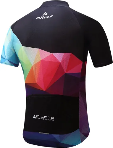 Miniatura 2 de Maillot de ciclismo transpirable de manga corta reflectante para hombre