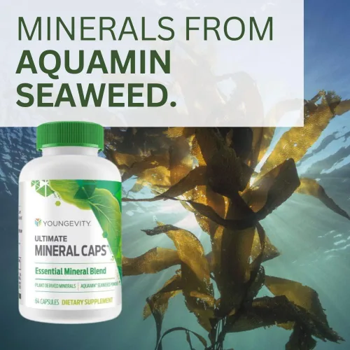 Miniatura 5 de Youngevity Ultimate Mineral Caps™ - Más de 70 minerales esenciales de espectro completo - Densos en nutrientes, derivados de algas marinas húmicas