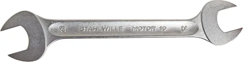 Miniatura 18 de Stahlwille 40032022 Llaves dobles de extremo abierto, motor n.º 10, tamaño 0.787 x 0.866 in, ángulo de desplazamiento de 15 grados, métrico, grado
