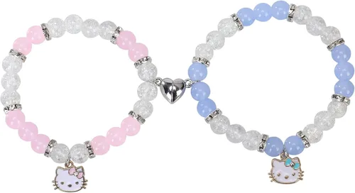 SacXand Matching Bracelets for Couples Kitty Friendship braclets for best friends bf and gf Halloween Christmas Jewelry Gifts for Women Men Girls