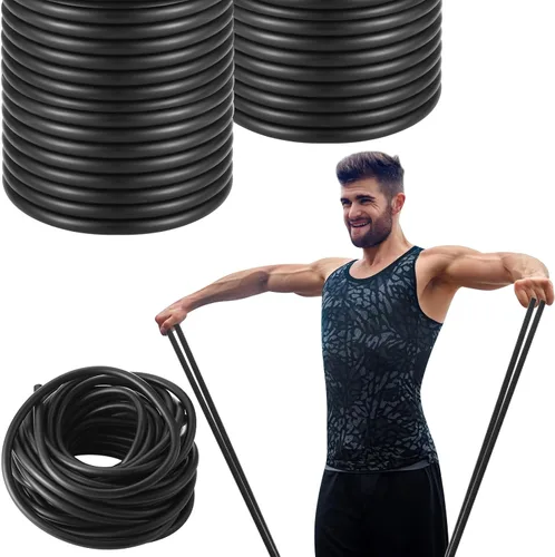 1 Rollo Tubos de Resistencia Tubo Elástico de Látex 50ft Bandas de Ejercicio Tubo de Ejercicio para Terapia Física, Pilates de Tren Inferior,