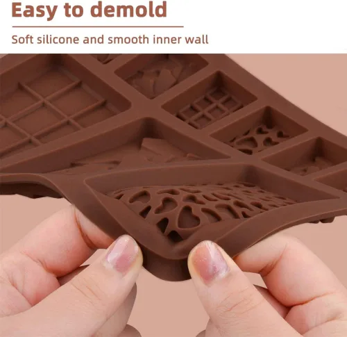 Miniatura 6 de 4 moldes de silicona para chocolate, moldes de chocolate con 9 cavidades, moldes de silicona para chocolate con 9 cavidades, moldes de caramelo