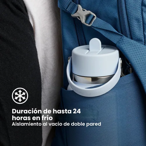 Miniatura 8 de Hydro Flask Botella de agua – Acero inoxidable aislado – Tapa flexible con popote de boca ancha, antiderrames, a prueba de fugas y recargable en 32