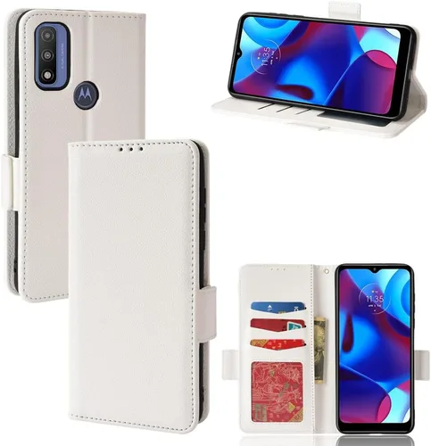 Miniatura 103 de Funda de piel sintética compatible con Motorola Moto E22 4G, funda de piel sintética compatible con Motorola Moto E22i 4G, color negro