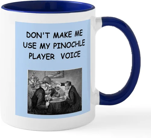 Miniatura 19 de CafePress Euchre Champ Mugs Taza de café de cerámica de 11 oz (11.0 fl oz)