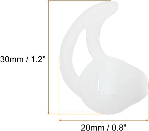 Miniatura 2 de MECCANIXITY Auriculares de silicona para auriculares de radio bidireccional, puntas de repuesto para auriculares de tubo de bobina