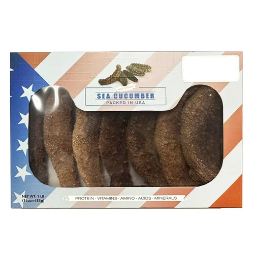 Miniatura 17 de DOL Wild Alaska Red Sea Pepino 9-12pcs 7-9 años 9-12 (pepino de mar seco)- en caja grande 8oz/caja Caja Grande-8 onzas