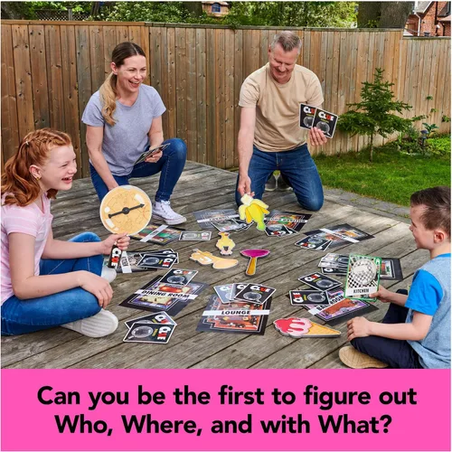 Miniatura 4 de Spin Master Games, Clue Giant Edition, juego familiar para diversión en interiores y exteriores con tablero grande de gran tamaño, para familia