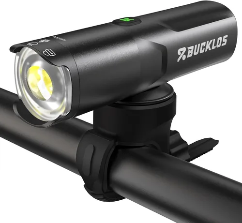 Miniatura 13 de BUCKLOS Luces de bicicleta súper brillantes para montar en la noche, 1500, 1200, 800, 600, 400 lúmenes, para conducción nocturna, faros delanteros