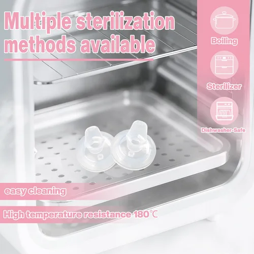 Miniatura 8 de Boquillas para biberones Philips Avent anticólicos para bebés, pezones de silicona suave de grado alimenticio, [flujo variable]