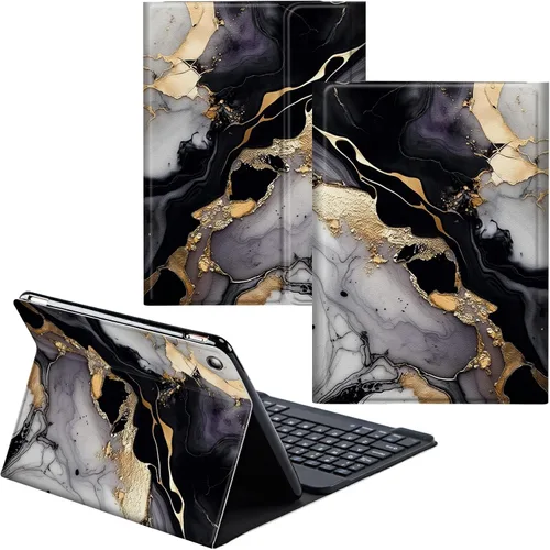 Miniatura 41 de Funda para Samsung Galaxy Tab S6 Lite 2022/2020 Teclado inalámbrico desmontable y cubierta de soporte de piel sintética Funda protectora