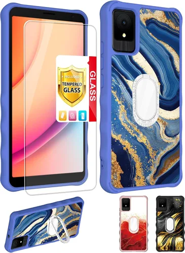 Miniatura 19 de Aroepurt Funda compatible con Gabb Phone 3 Pro Phone Case Stand Cover [Protección gruesa de silicona suave] [Cambio de forma multidireccional 3D]