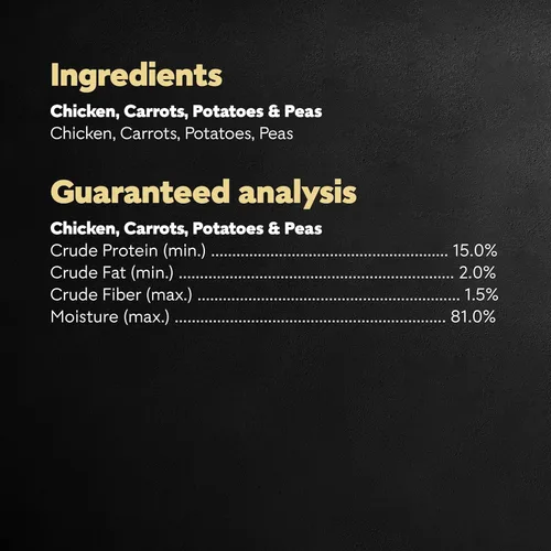 Miniatura 7 de Cesar Simply Crafted - Adornos de comida húmeda para perros adultos para comida seca, pollo, zanahorias, patatas y guisantes, envases de 1.3 oz, 10