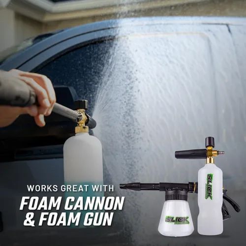 Miniatura 6 de Slick Products Hybrid Ceramic Wash & Wax Super Concentrate – Champú espumoso extra grueso para coche y jabón de lavado de motocicleta con protección