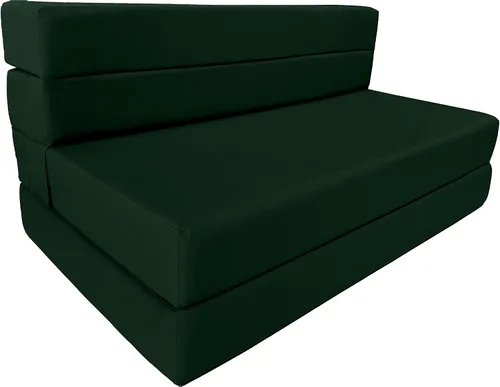 Miniatura 20 de D&D Futon Furniture Colchón plegable de espuma, tumbona para silla, sofá cama de estudio, tamaño Queen 80 x 60 x 6 pulgadas (negro)