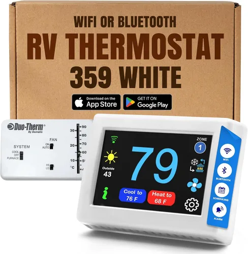 Miniatura 24 de MICRO-AIR EasyTouch - Termostato digital de repuesto para autocaravana, programable y confiable, habilitado para WiFi y Bluetooth, termostato