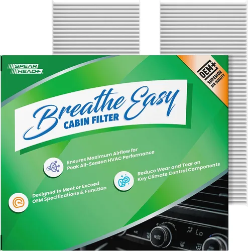 Miniatura 49 de Spearhead OEM+ Filtro de aire de cabina Particulate Breathe Easy Compatible con 2015-17 Chrysler 200, 2014-18 Cherokee como OEM Proporciona