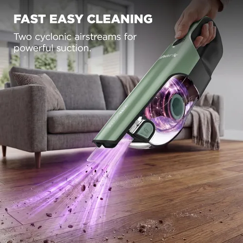 Miniatura 8 de Aspiradora de mano inalámbrica Shark UltraCyclone Pro, potente succión, aspiradora de mano para auto y hogar, herramienta para hendiduras, cepillo