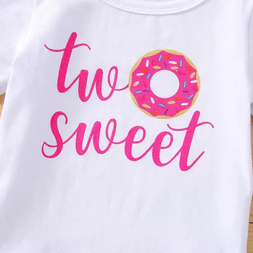 Miniatura 4 de Conjunto de ropa de cumpleaños para bebé niña pequeña, camiseta de manga larga, pantalones de campana, diadema
