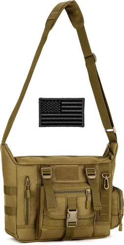 Miniatura 8 de Bolso bandolera táctico para hombre, mochila militar Molle (incluye paquete) Military