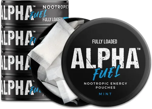 Miniatura 6 de Bolsas Nootrópicas Alpha Fuel Completamente Cargadas (Wintergreen Fuel) - Bolsas de Energía Nootrópicas con Cafeína, Alpha GPC, Tirosina, Taurina