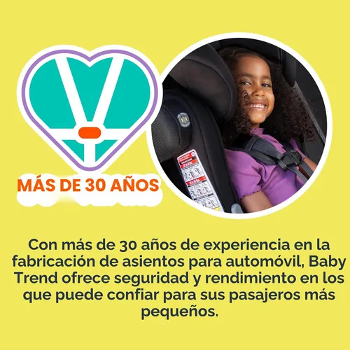 Miniatura 19 de Baby Trend Hybrid SI 3 en 1 Asiento elevador combinado para coche con protección contra impactos laterales, Hoboken Teal