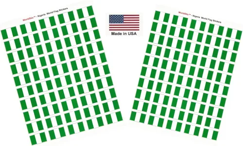 Miniatura 228 de 100 calcomanías de la bandera de Alaska; 1.5" x 1" hechas en Estados Unidos, calcomanías autoadhesivas de la bandera del estado para álbumes