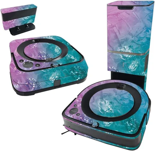 Miniatura 13 de MightySkins Skin compatible con iRobot Roomba s9+ Vacuum & Braava Jet m6 Bundle – Blue Canyon Cubierta de vinilo duradera y única Fácil