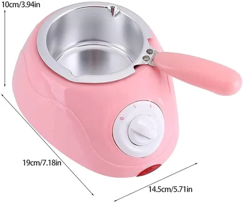 Miniatura 3 de Derretidor de chocolate, olla de plástico para derretir chocolate caliente, máquina eléctrica de fundición, herramienta de cocina con juego de Rosa