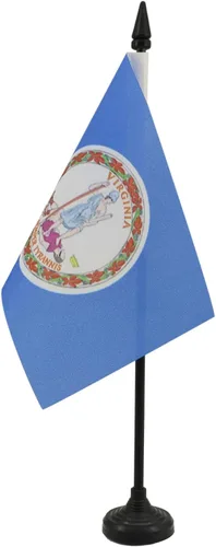 Miniatura 9 de Bandera de mesa de Colorado de 4 x 6 pulgadas, bandera de escritorio del estado de Colorado de EE. UU., 5.9 x 3.9 in, palo y base de plástico negro