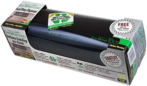 Miniatura 3 de Dispensador de envoltura de plástico 1 pk Negro