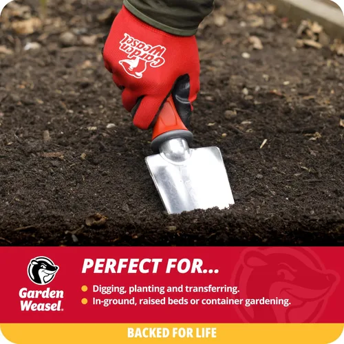 Miniatura 2 de Garden Weasel Paleta de jardín Plantar, excavar y cultivar Herramienta de excavación manual para plantar y jardinería, paleta resistente, mini