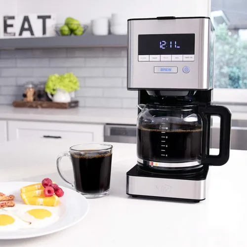 Miniatura 7 de VINCI RDT Elite - Cafetera giratoria con cabezal rociador Cafetera programable de 12 tazas con función Bloom y tecnología de dispersión rotativa