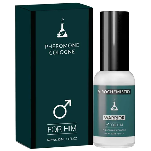 Feromonas para atraer mujeres y hombres (Warrior) - Espray de colonia corporal de fragancia orgánica exclusiva y ultra fuerte, 1 onza líquida