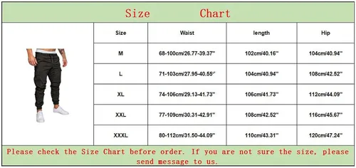 Miniatura 6 de Vickyleb Cargo Pants for Men Joggers, Men's Sweatpants Big and Tall Jogger Athletic Baggy Workout Pants