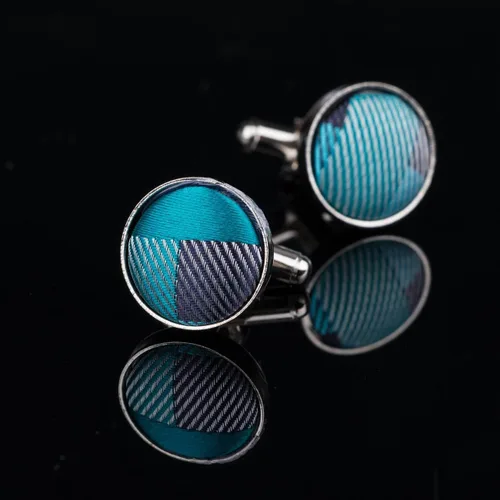 Miniatura 87 de Barry.Wang Juego de corbatas a cuadros para hombre con pañuelo gemelos de rayas clásicas