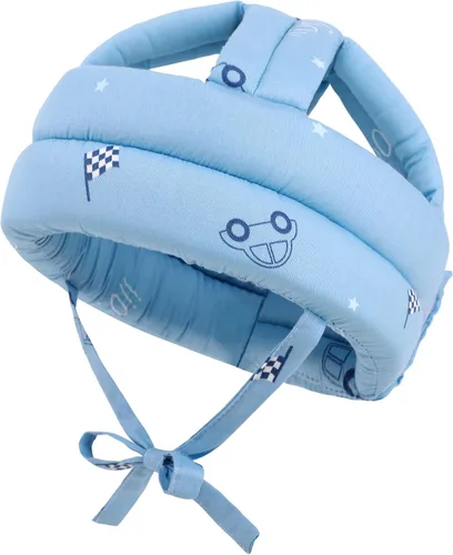 Miniatura 2 de Simplicity - Casco de seguridad acolchado a prueba de golpes, para bebé o niño pequeño Carta azul cielo