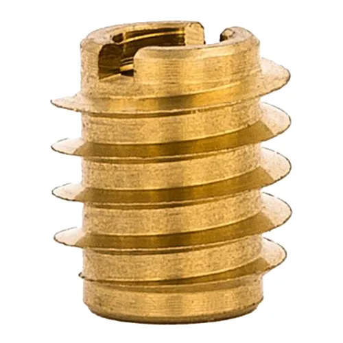 Miniatura 11 de E-Z LOK Inserto roscado para cuchillo para madera dura, insertos de rosca de latón, 10-24 roscas internas, 0.500 pulgadas de longitud, paquete de 25