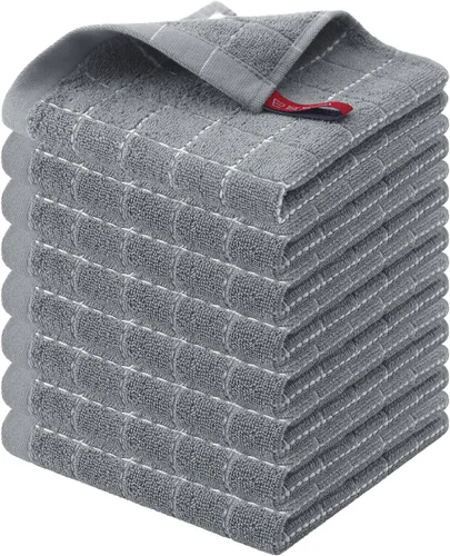 Miniatura 143 de Homaxy Paños de cocina 100% algodón de felpa, toallas de cocina ultra suaves y absorbentes para la cocina, adecuadas para secar y lavar platos