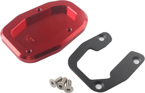Miniatura 9 de Soporte lateral antideslizante para ampliar almohadilla para DUCATI DESERT X 2022-2023 Rojo