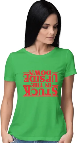 Miniatura 47 de Go All Out Camiseta para mujer Stuck in The Upside Down