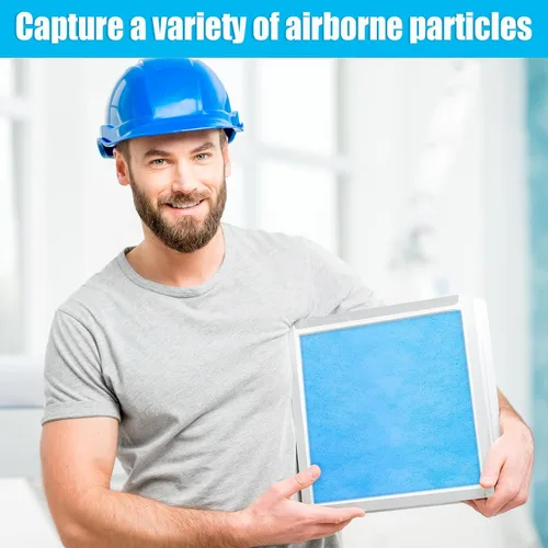 Miniatura 5 de Frienda 6 filtros de ventilación de aire reutilizables de 25 x 16 pulgadas, filtro de ventilación de HVAC lavable Merv 6, corte para adaptarse a