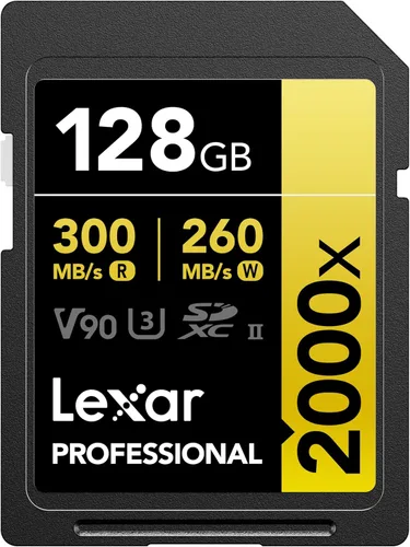 Miniatura 3 de Lexar 64GB Tarjeta SD Profesional 2000x, UHS-II, C10, U3, V90, Full HD, 8K, hasta 300MB/s de lectura, Tarjeta de memoria SDXC, para cámaras DSLR