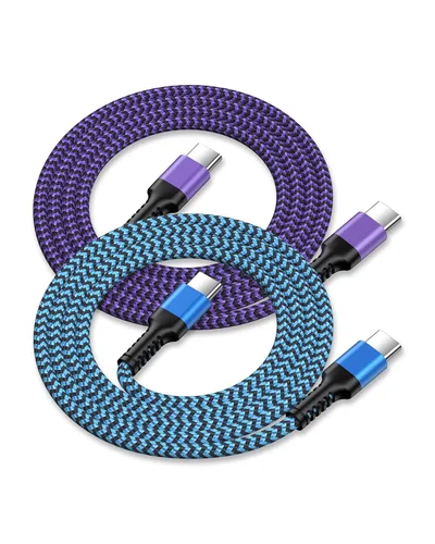 Miniatura 18 de Cable USB C para iPhone Air iPhone 17e 17 Pro Max 17 Pro 17 16e 16 Pro 15 Pro/Plus, 2 unidades de cable de carga rápida USB a Usbc, cable de carga